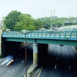 Brooklyn-Queens Expressway South from Queens Boulevard