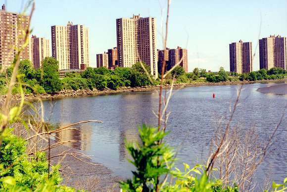 View Northeast of Co-op City from Across Bay