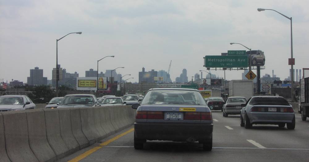 BQE I-278 Greenpoint to Williamsburg Brooklyn August 2001 Image 1