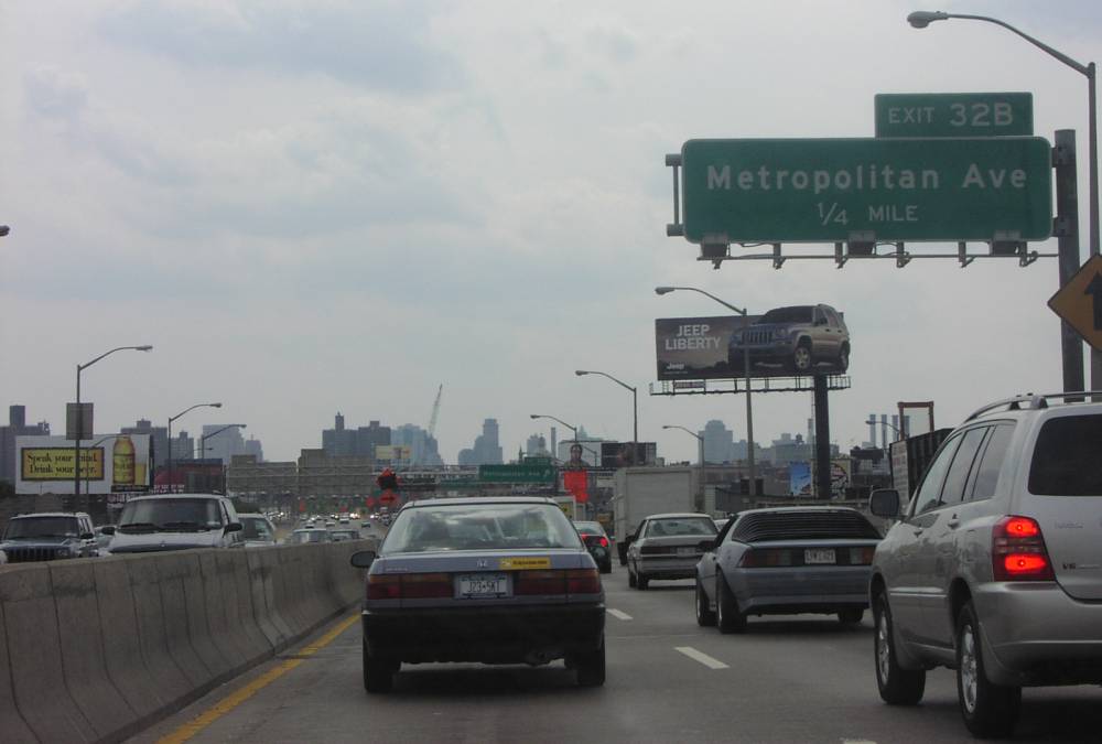 BQE I-278 Greenpoint to Williamsburg Brooklyn August 2001 Image 2