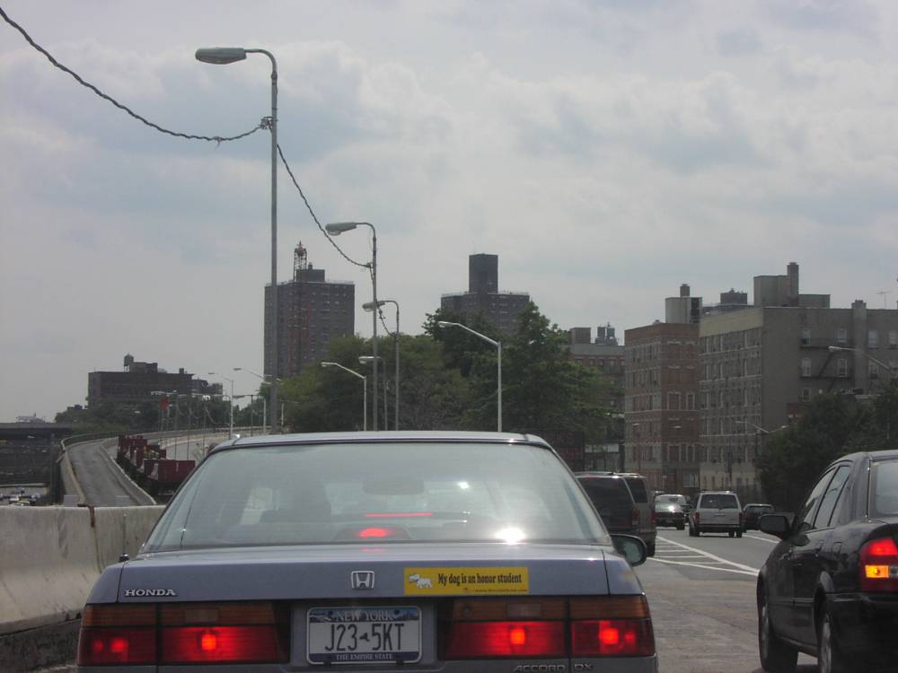 BQE Exit to Williamsburg Bridge August 2001 Image 0