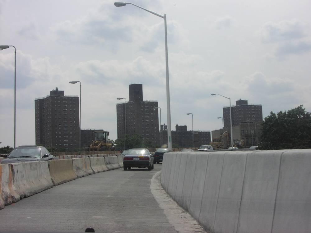 BQE Exit to Williamsburg Bridge August 2001 Image 5