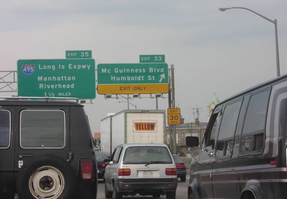 Brooklyn-Queens Expressway BQE McGuinness Humboldt Exit Image 4