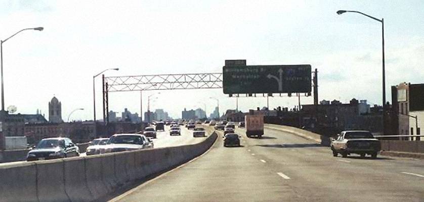 BQE I-278 Southbound through Greenpoint Brooklyn Image 0