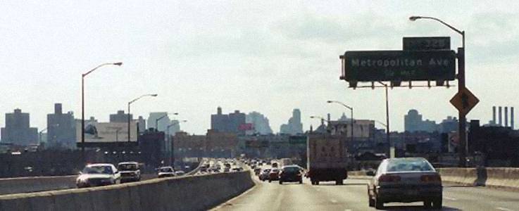 BQE I-278 Southbound through Greenpoint Brooklyn Image 3