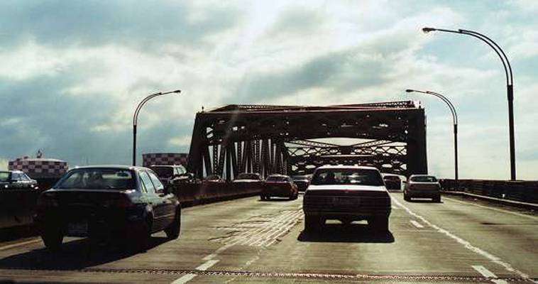 BQE I-278 Southbound over the Kosciuszko Bridge Image 0