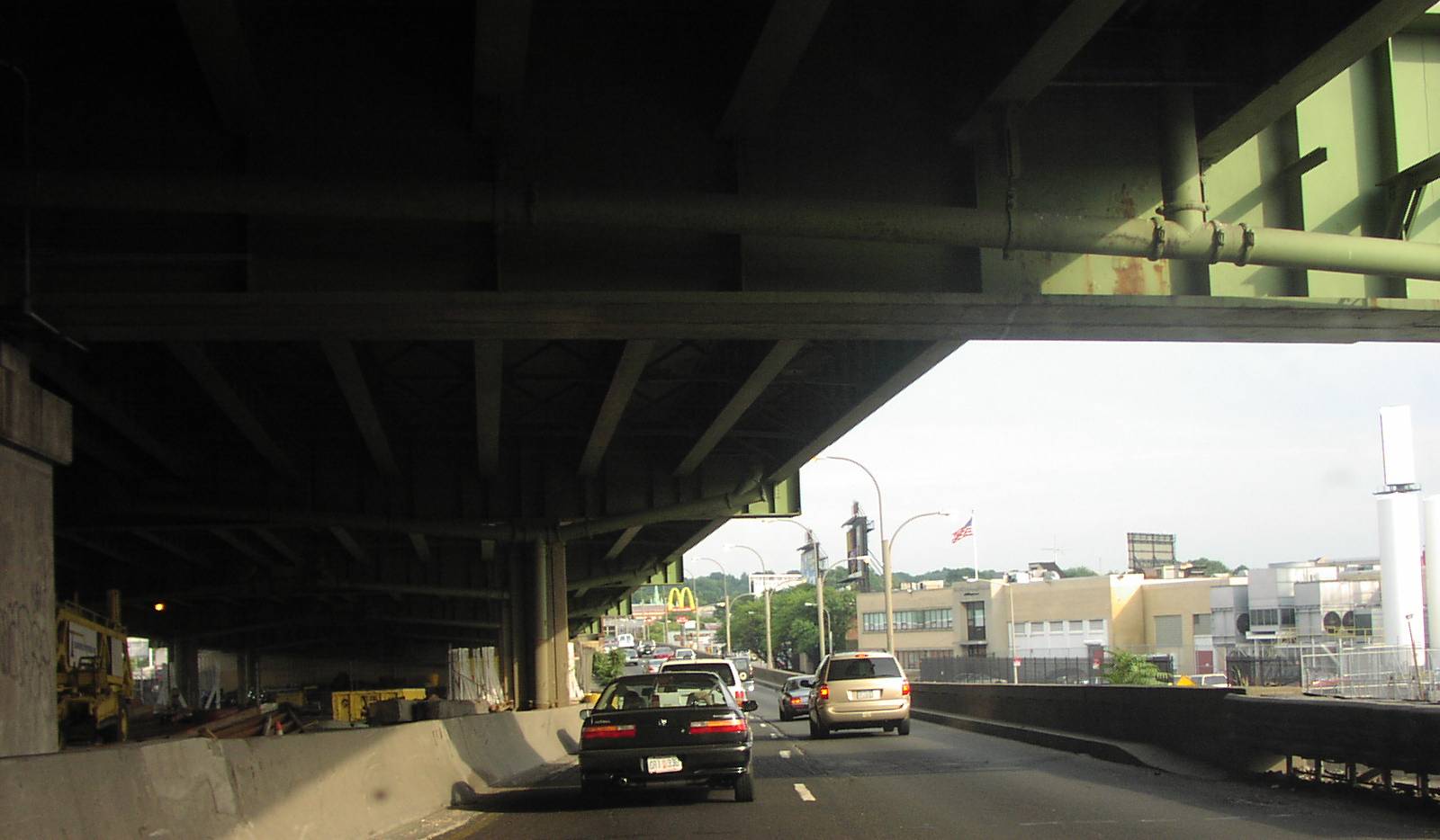 Long Island Expressway LIE Lower Deck East to Maurice Avenue Image 7