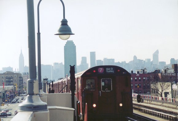 Queens Boulevard 46th Street From IRT 7 Line Station