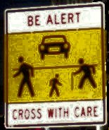 Be alert sign