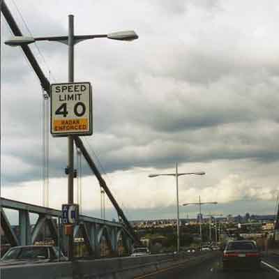 Bronx-Whitestone Bridge Bronx End Northbound