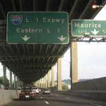 Long Island Expressway LIE Lower Deck East to Maurice Avenue