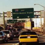 BQE I-278 Northbound at Battery Tunnel Plaza in Red Hook