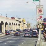 Queens Boulevard at 43rd Street in Sunnyside New York